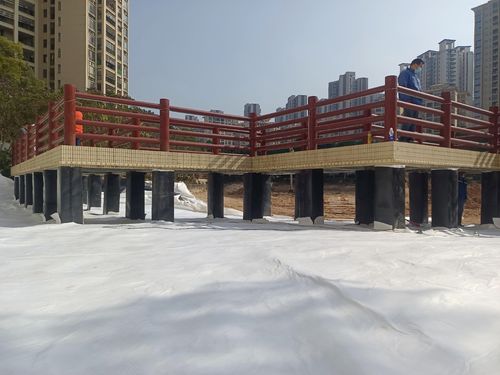 Latest company case about Artificial lake anti-seepage project in Heshan City, Guangdong Province