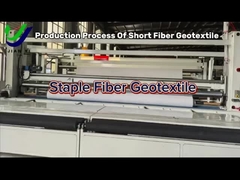 Production Process Of Short Fiber Geotextile.