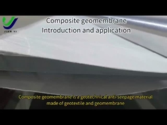 0.2~3mm Thickness Composite Geomembrane For Vertical anti-seepage layer of foundation