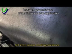 Textured geomenbrane