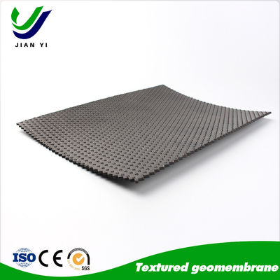 Quality  UV Resistant Textured HDPE Geomembrane with High Friction Surface for 6m-8m Width Applications factory