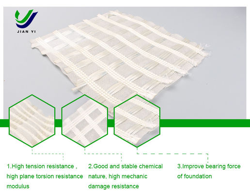 Ecological Protection Glass Fiber Geogrid 30-80kN/m For Water Conservancy