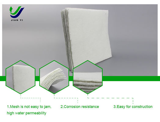 80% Uv Resistance Short Fiber Geotextile For Landfill Covers