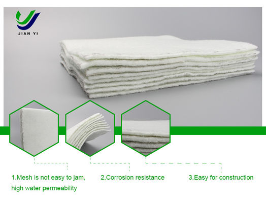 Staple Geotextile Filter Cloth For Landfills And Waste Management