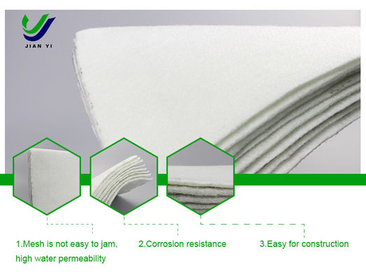 Erosion Control Staple Geotextile Road Fabric Corrosion Resistant 50m~100m