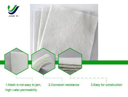 Drainage Short Fiber Geotextile with Acid And Alkali Corrosion Resistant