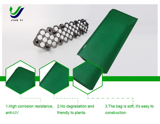 Ecological Geo Fabric Bags 60% Elongation at break For Slope Protection