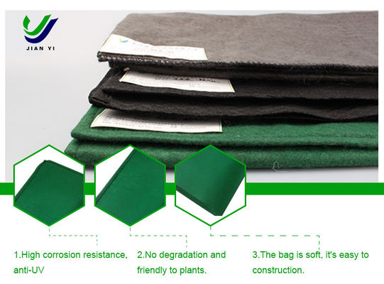Stable Sustainable Geotextile Bag For Railway Greening Protection