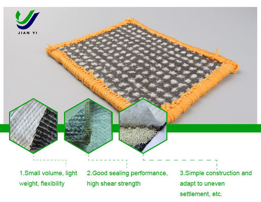 Customized Bentonite Geotextile Clay Liner Non Toxic Chemical Resistant