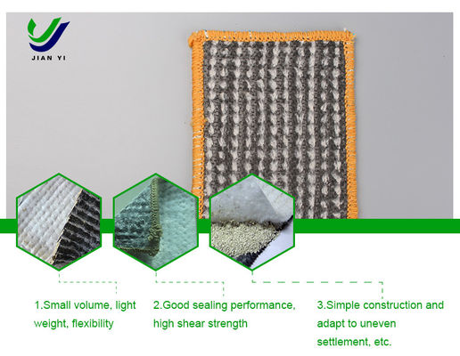 Waterproof Bentonite Geosynthetic Clay Liner 4000g/m2 For Wastewater Treatment