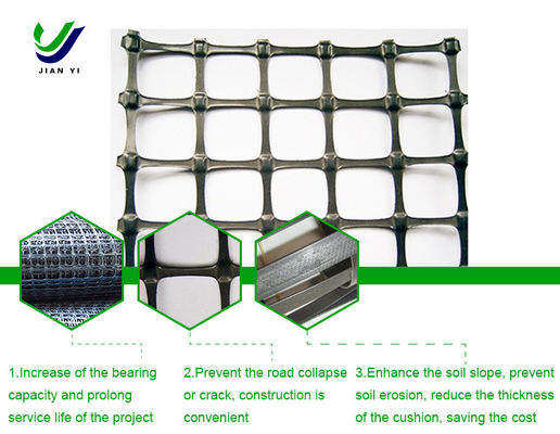 Special Polypropylene Biaxial Geogrid For Soil Erosion Prevention