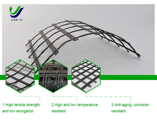 Erosion Control Glass Fiber Geogrid To Reinforced Soft Soil Foundation