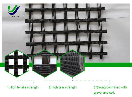 Special Warp-Knitted Polyester Geoglyph For Reinforcement Of Retaining Wall Foundation
