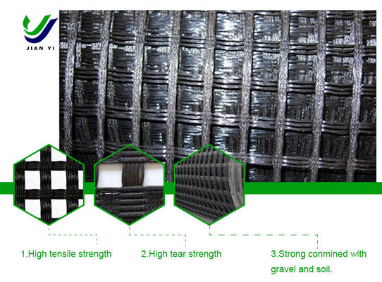 Warp Knitted Polyester Geoglyph Can Strengthen Soft Soil Foundation