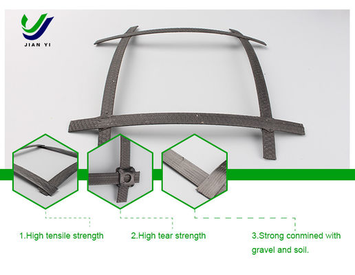Steel-Plastic Geogrid Are Used For Deep Sea Work And Bank Reinforcement