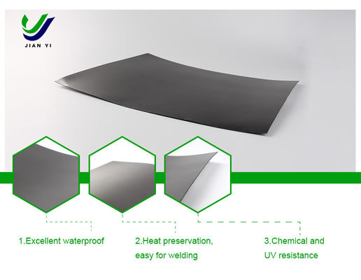 Seamless HDPE Smooth Geomembrane 1m-9m For Effective Seepage Control