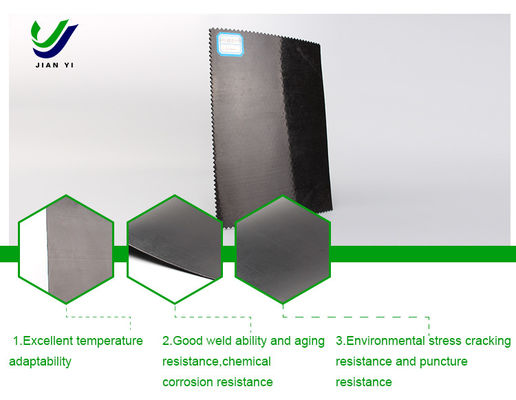Weather Resistant HDPE Smooth Geomembrane For Mining Landfill