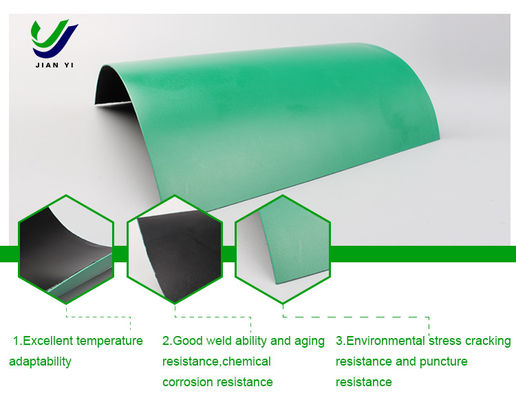 High Strength HDPE Geomembrane 0.939g/cm3 For Tailings Ponds And Landfills