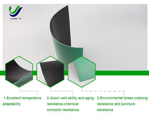 Anti Seepage HDPE Geomembrane Sheets 0.3mm-3.0mm For Mining
