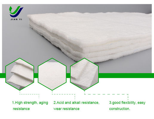 Textured Long Fiber Geotextile For Road And Railway Reinforcement And Drainage