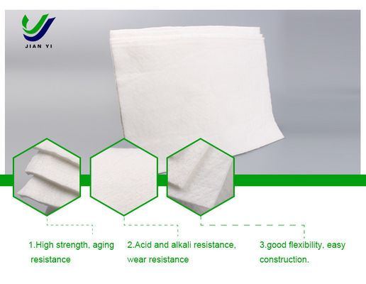 Special Geotextile Cloth For Salt Alkali Marsh Of Tailings Pond In Landfill