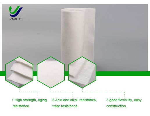 Customized Long Fiber Geotextile 50-200m Length For Road Construction