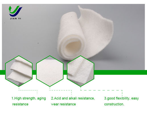 Long Fiber Geofabric Roll For Beach Embankment And Harbor Pier Reinforcement