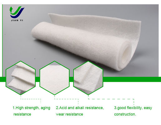 Long Fiber Geofabric Roll Heat And Light Resistant For Various Soils