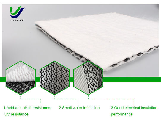 Three Dimensional Composite Drainage Network 50m-100m For Retaining Wall