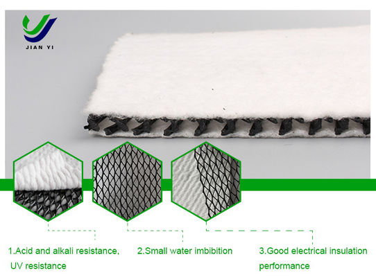 Three Dimensional Composite Drainage Network Geosynthetic Material
