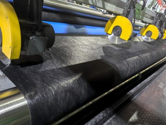 Black Long Fiber Geotextile High Tensile Strength and Puncture Resistance for Building Structures