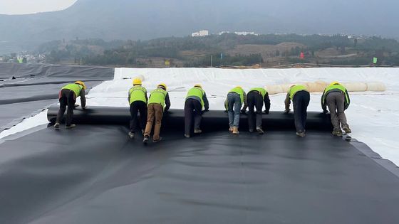 Tailings Dam and Landfill Protection HDPE Smooth Geomembrane with Excellent Chemical Resistance