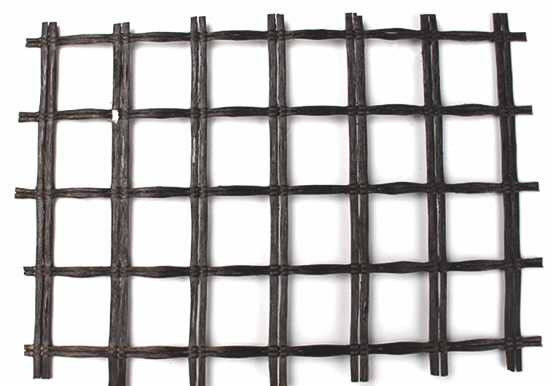 High tensile strength and Small elongation Fiberglass geogrid for Roadbed reinforcement  Dam slope protection and Sand control project