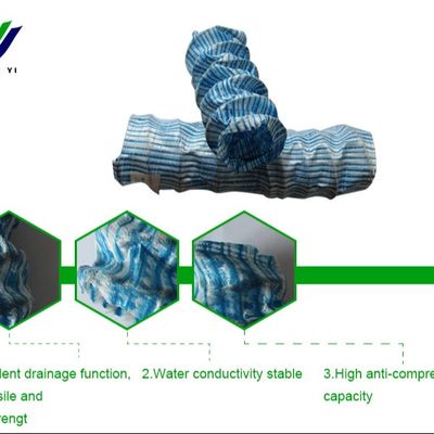 Underground Drainage Materials For Discharge Seepage Water Soft Soil Reinforcement Soft Permeable Pipe