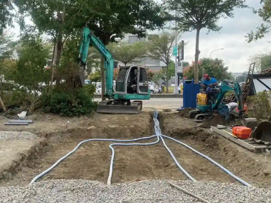 Underground Drainage Materials For Discharge Seepage Water Soft Soil Reinforcement Soft Permeable Pipe
