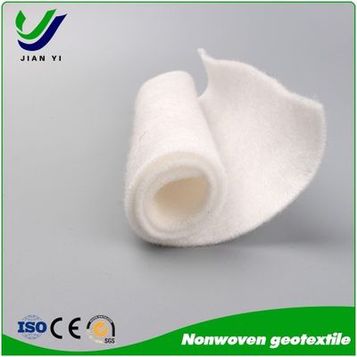 PET Polyester Chips Nonwoven Geotextile for Tailings Ponds and Landfills Width 1m-6.6m Breaking Strength KN/m ≥ LD/TD 4.5-40