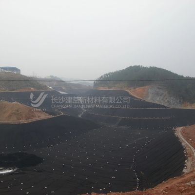 Acid And Alkali Resistant, Tear Resistant HDPE Smooth Geomembrane For Anti Seepage Engineering Project