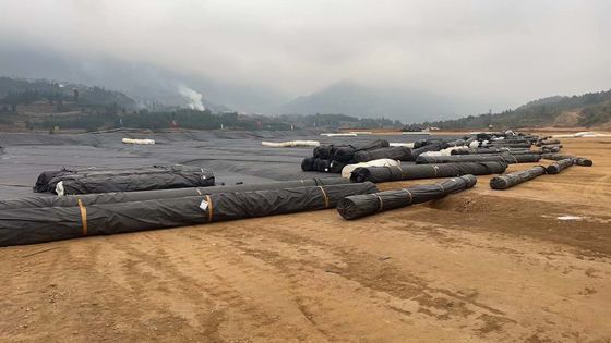 Excellent Chemical Resistance HDPE Smooth Geomembrane for Tailings Management 
