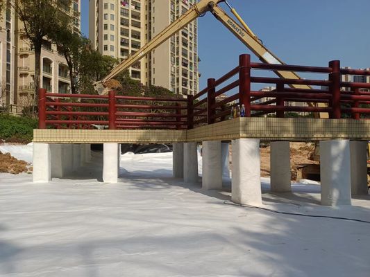 0.2~3mm Thickness Composite Geomembrane For Vertical anti-seepage layer of foundation