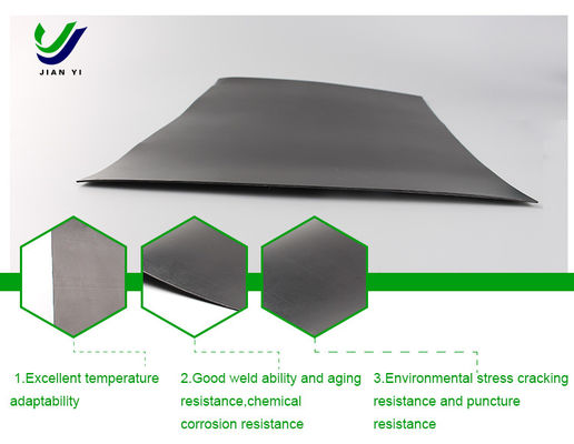 Reinforced Protection Geomembrane Liner With Excellent Acid And Alkali Resistance Ideal For Mining Hydrometallurgy Projects