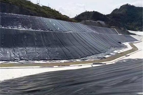 High Density Polyethylene Smooth HDPE Geomembrane Waterproof Barrier For Sealing Ponds, Landfills