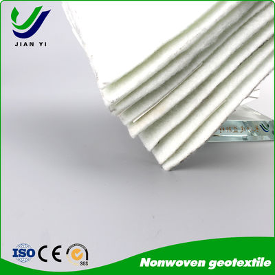 Uv Resistance White Short Fiber Geotextile Engineered Strength for Earthworks Durable and Soil Stabilization Material