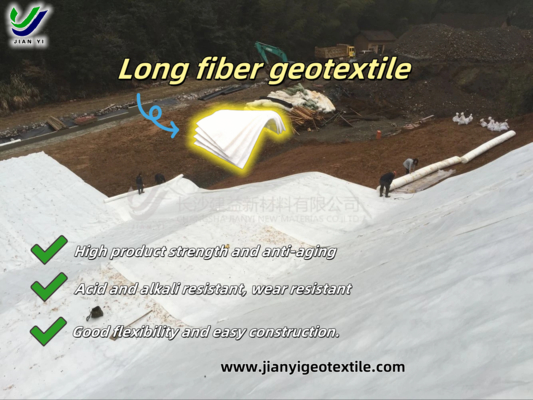 Long fiber  Geotextile  Ultimate Strength for Demanding Terrains