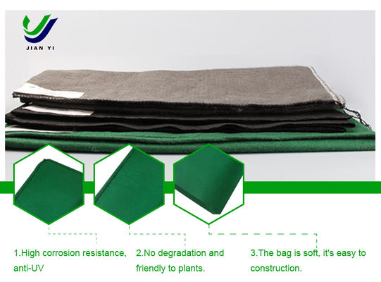 Polyester Fiber/polypropylene Fiber Ecological Bags for Sustainable Slope Stabilization and Vegetation Establishment