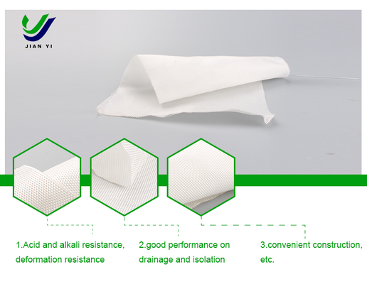 High Tensile Strength Woven Geotextile Fabric For Reinforcement Strengthening And Filtration Projects