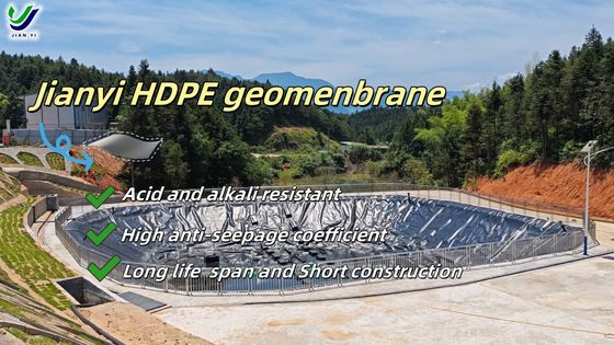 Waterproof HDPE Smooth Geomembrane with Chemical Stability and Durability for Long-Lasting Protection