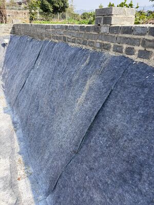  Waterproof Cement Blanket for Channel Lining, Pit Covering and Erosion Control