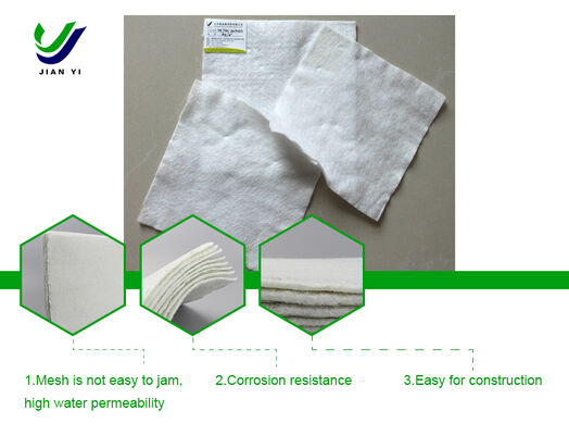 UV-Resistant Polypropylene Non Woven Geotextile with High Water Permeability and Excellent Puncture Resistance for Soil Stabilization