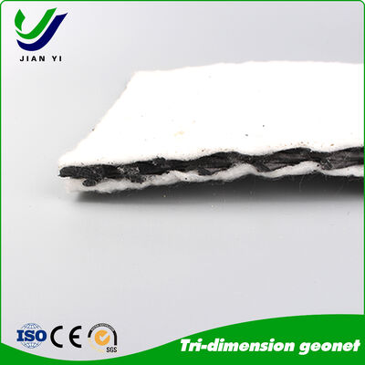 3D Composite Drainage Net with High Tensile Strength ≥16kN/m, Excellent UV Resistance, and Anti-Clogging Design for Landfill and Roadbed Applications