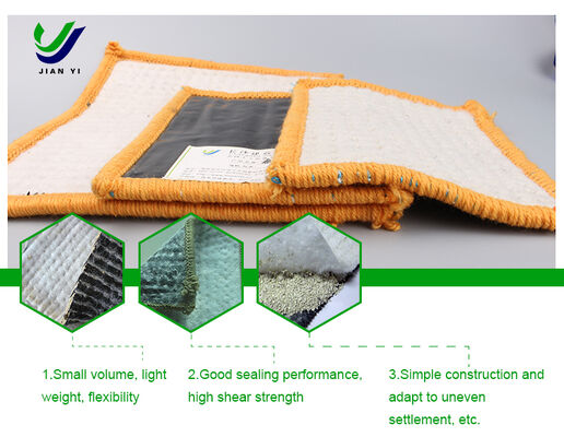 Flexible Anti-Seepage Sodium Bentonite GCL with 4-6m Width and ≥24ml/2g Swelling Index for Complex Terrain